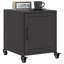 Preslei 36cm W Steel Bedside Table-1919897067-1928323638