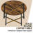 Rustic Round Coffee Table
