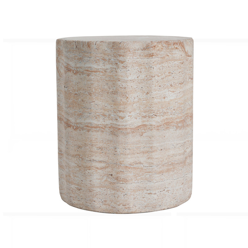 Outdoor/Indoor Lightweight Concrete Side Table