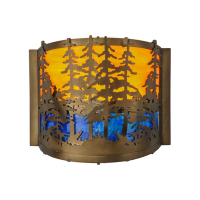 Rustic Lodge 1 - Light Flush Mounted Sconce