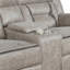 Causeuse inclinable avec accoudoirs coussinés-87326325