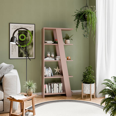 161cm H x 72cm W Plywood / Laminate Board Bookcase