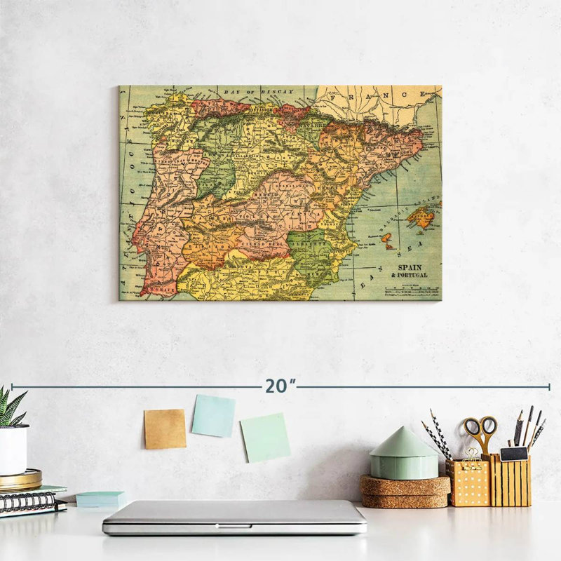 Espagne et Portugal Alwilda, H 8 po x l 12 po