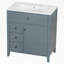 Meuble-lavabo 30 po avec lavabo, meuble-lavabo autoportant pour le rangement et l'organisation de la salle de bain-1433030325-1433030326