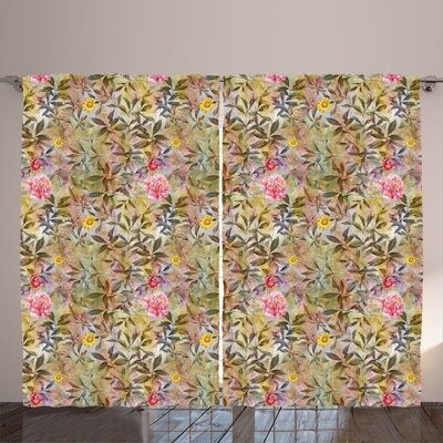 Semi Sheer Curtain Pair