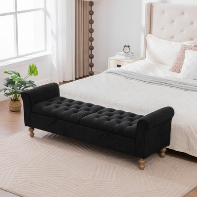 Banc de rangement Velvety Modern
