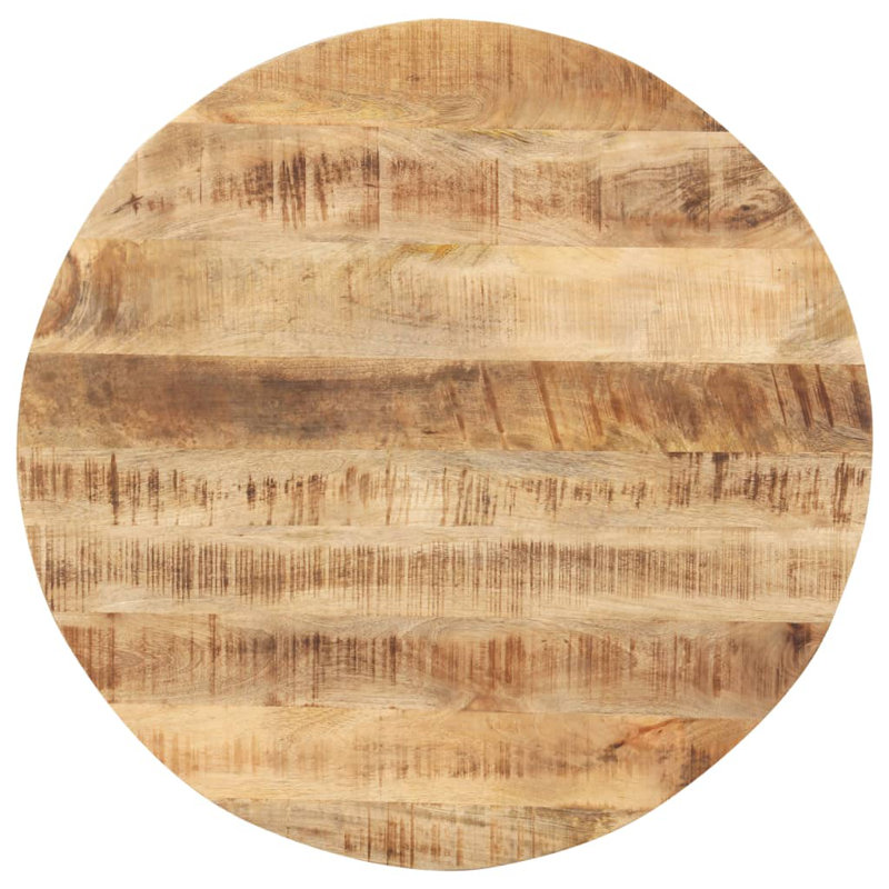 vidaXL Tabletop Natural Mango Wood Solid Mango Wood, 0.6" H x 19.7" W x 19.7"  D
