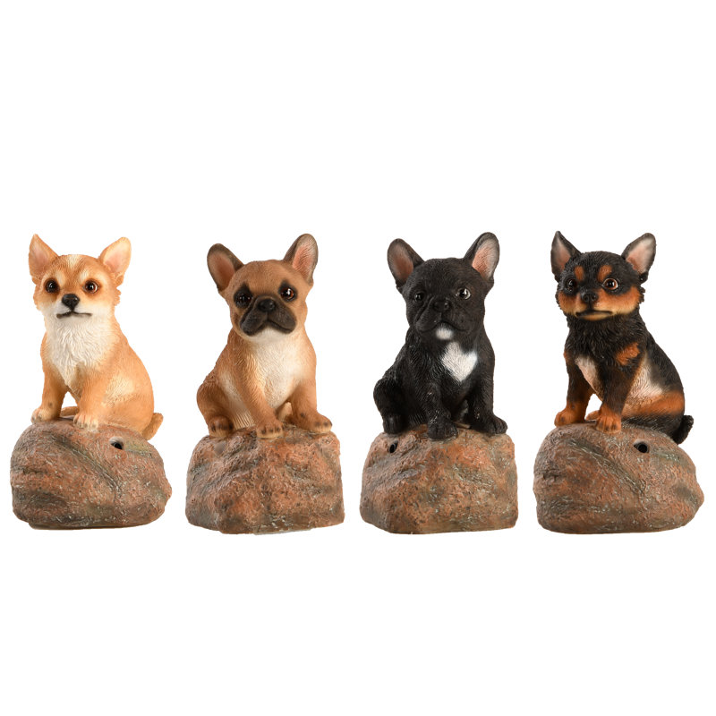 Ensemble de 4 statues de jardin Harve