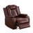 Red beans Breathing Living Room Power Sectional Recliner Sofa set, LED Light and USB charger -504900301