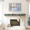 Grande fenêtre hivernale, art mural sur toile, fenêtre enneigée, paysage panoramique, impressions sur toile encadrées, scène d'hiver, affiche pour le bureau de la chambre à coucher, 20 po x 30 po
