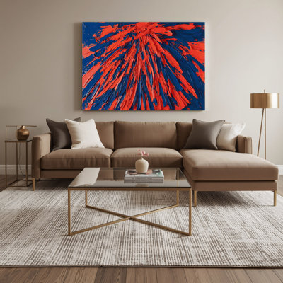 Neo Expressionism 51 Blue Canvas Wall Art