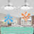 Zamorion 3-Blade LED Ceiling Fan with Remote Control and Light Kit Included. Six Speeds-2000330267