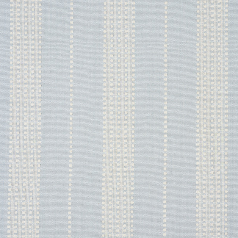 Lubeck Stripe Fabric, Blue/ Pale Blue/ White