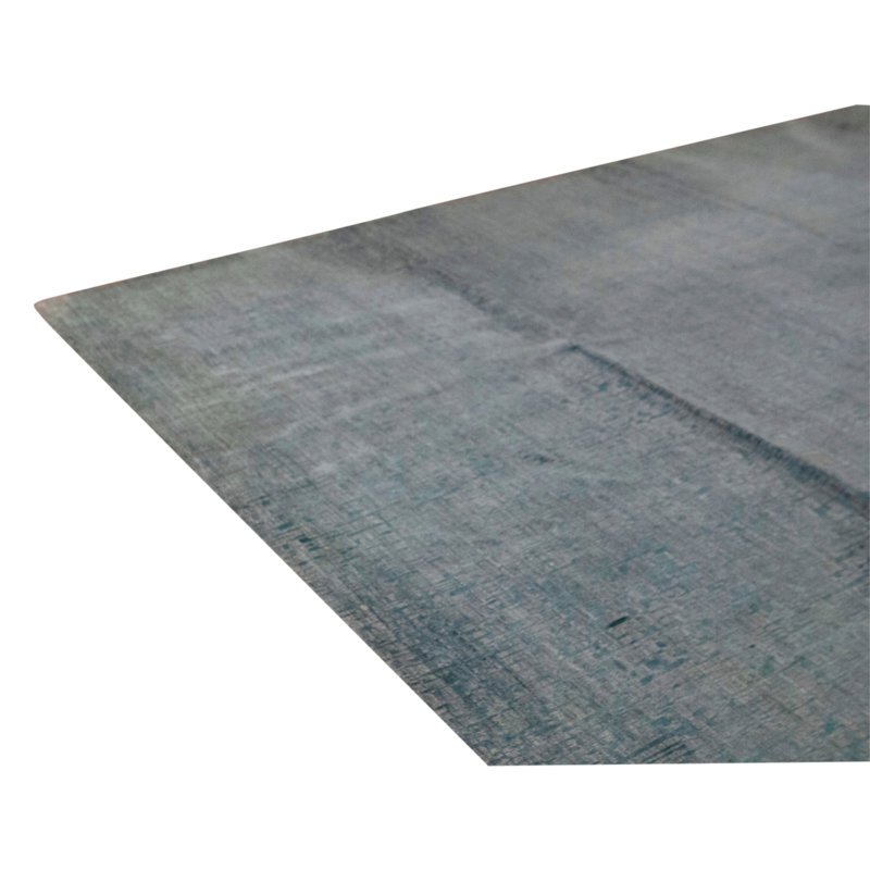 Hand Knotted Area Rug in Teal