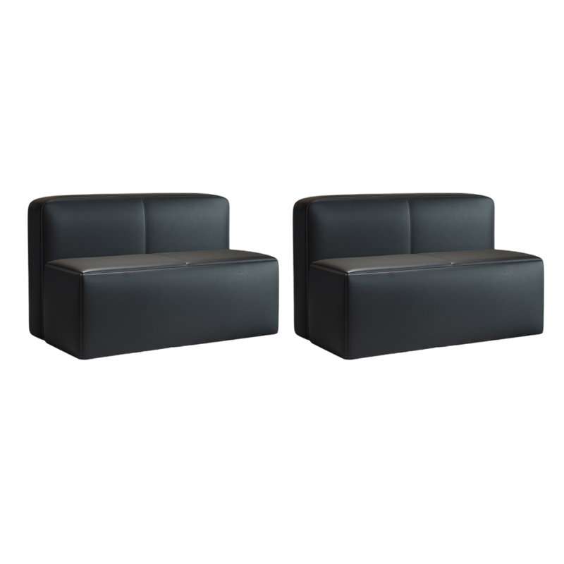 Banc de rangement Minimalist Modern Cafe, Noir