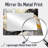 Black Grey Paint Drift Mosaic Kinetic Art II - Abstract Mirror Wall Decor - Printed On Metal-293450443