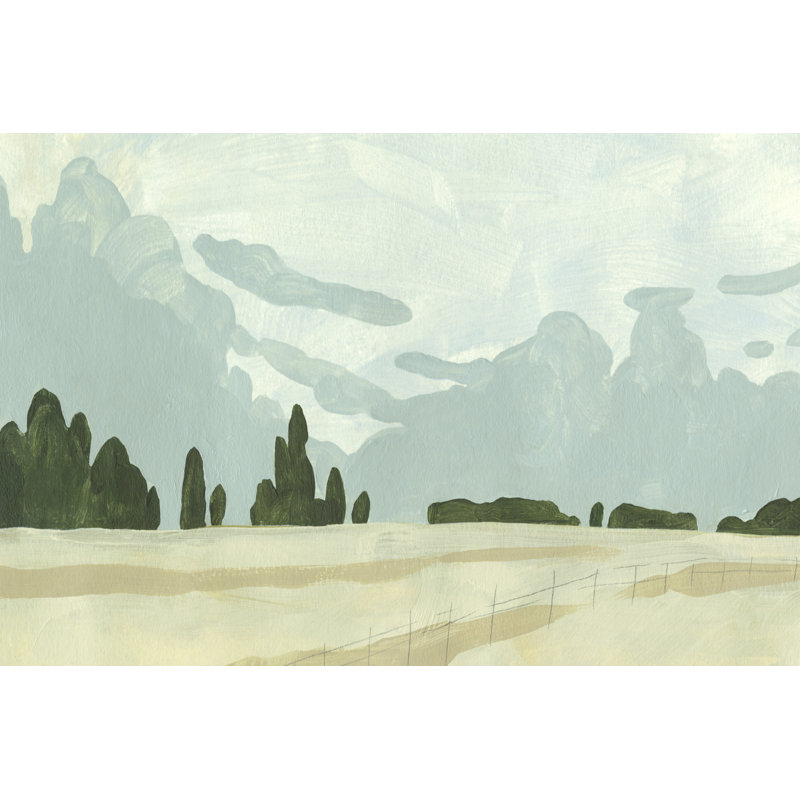 Farmland Study I by Emma Caroline - Wrapped Canvas Painting, Wrapped Canvas, 61cm H x 91cm W