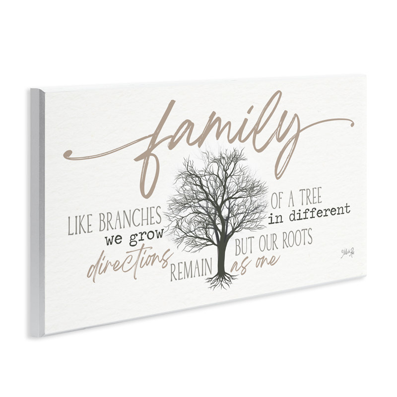 «Family Like a Tree Sentiment» par Marla Rae