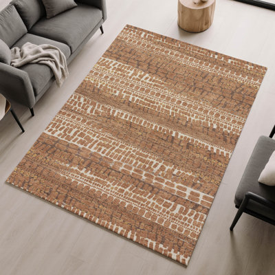 Tapis abstrait lavable à la machine Premium