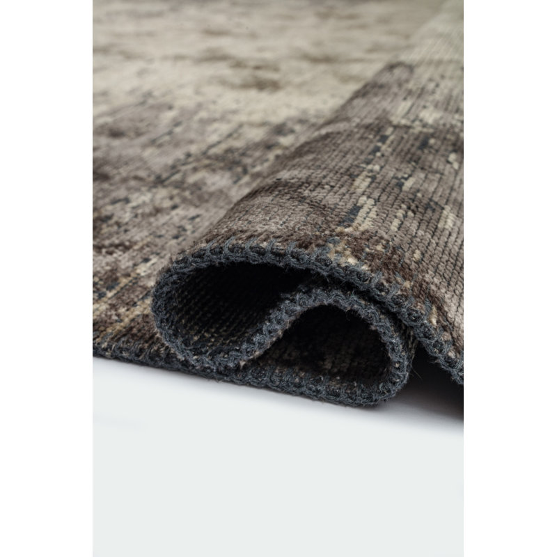 Rapture Beige Taupe No Pattern And Not Solid Color Luxury Area Rug, Rectangle 7'10" x 11'2"