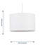 16cm H Cotton Drum Pendant Shade ( Uno )-1391583049