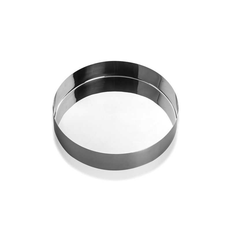 STILE By PININARINA Stainless Steel Decorative Tray, 12.5984" L x 12.5984" W