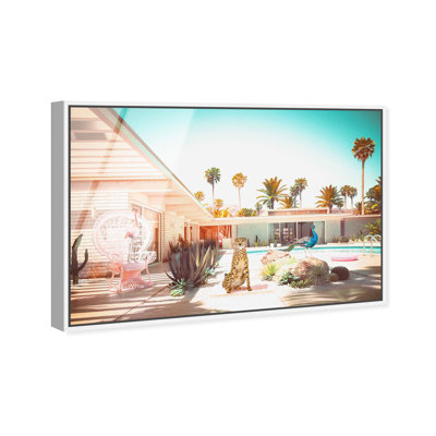 Oliver Gal Palm Springs Crew Animals - Framed Acrylic Glass Wall Art