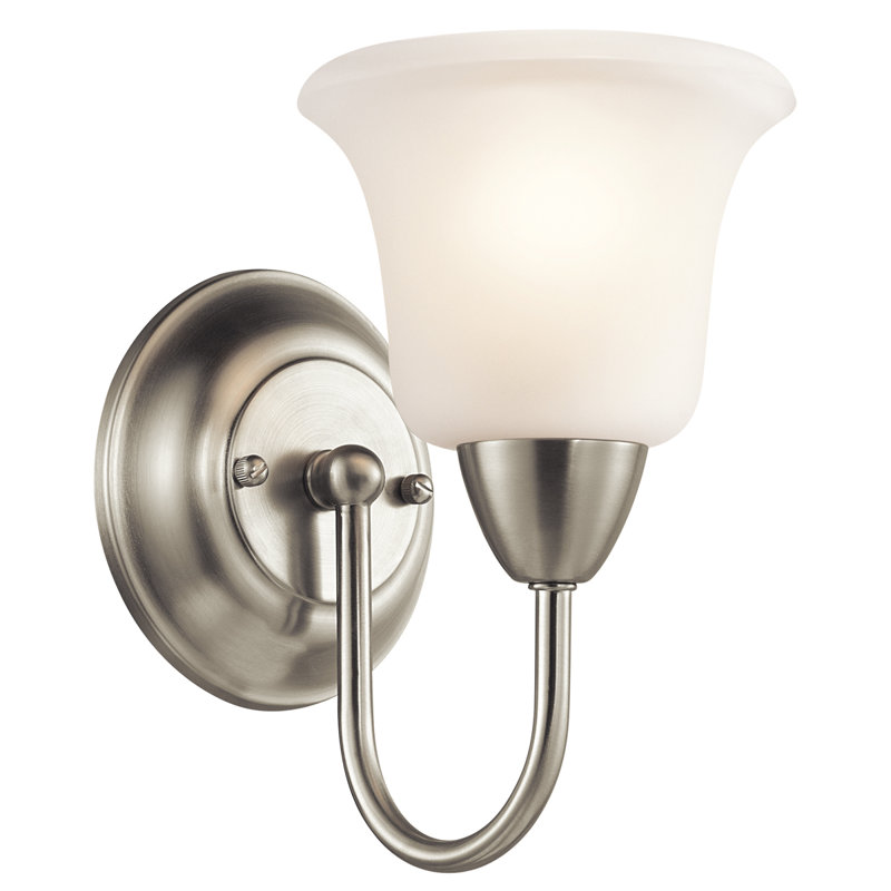 Ledbetter Armed Sconce, Brushed Nickel