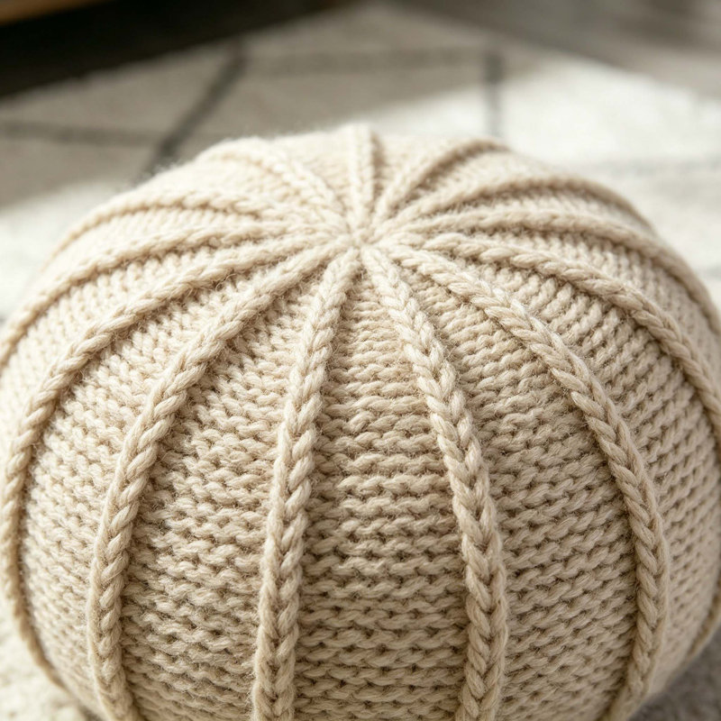 Pouf, petit repose-pieds, repose-pieds, repose-pieds et repose-pieds, Beige