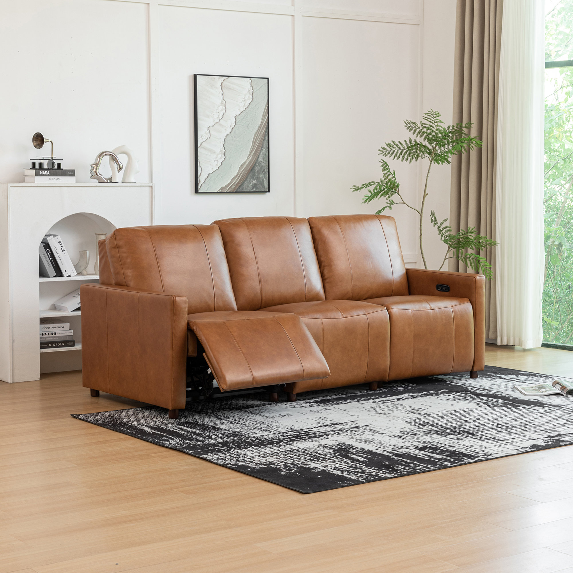 Westwood Genuine Leather Power Reclining Sofa