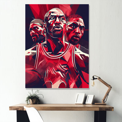 «Basketball Game Face» sur impression sur toile