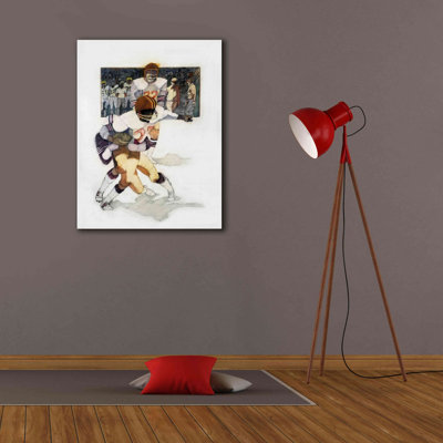«The Tackle» par Bruce Dean, estampe numérique sur toile
