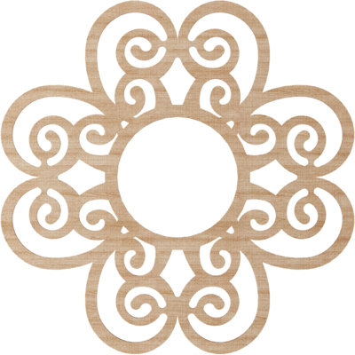 Cohen Wood Fretwork Pierced Ceiling Medallion