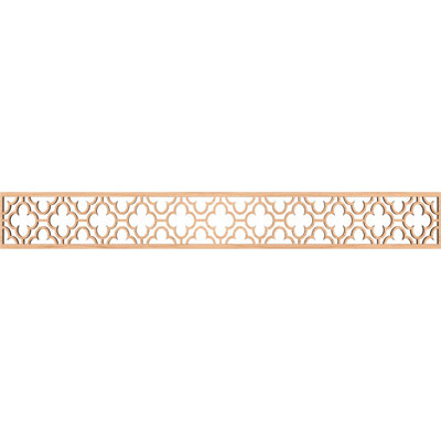 46 1/4"W x 6"H x 3/8"T Chicago Fretwork Moulding, Hickory