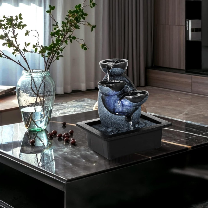 Fontaine de bureau méditation zen Feng Shui