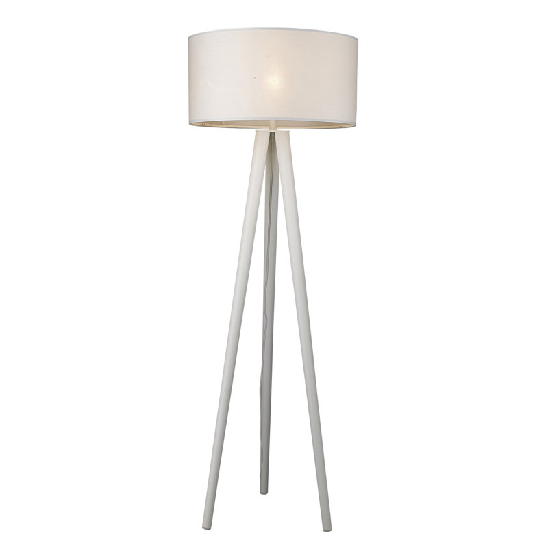 Bivins 68.25'' Tripod Floor Lamp, White