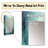 Misty Meadow IV - Landscapes Mirror, Modern Decorative Wall Mirror, Printed Metal Art-199412086