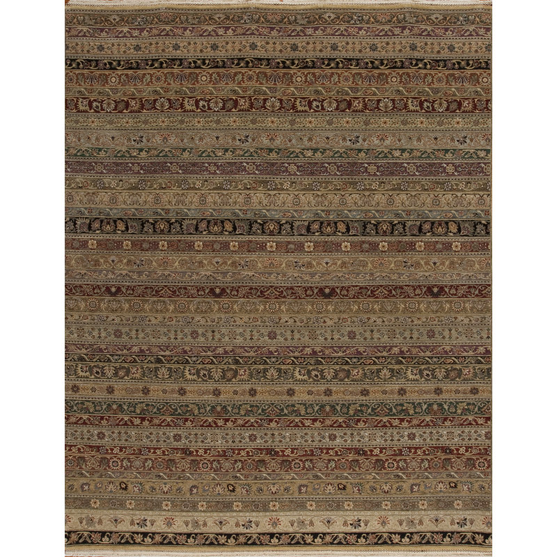 Cote D’Azure Hand Knotted Wool Area Rug, Rectangle 8' x 10'