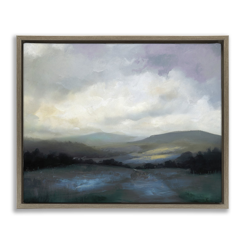 Cadre flottant rafraîchissant et rafraîchissant, conçu par Annabelle Hall, H 17 po x l 21 po, Cadre flottant orme Montalcino