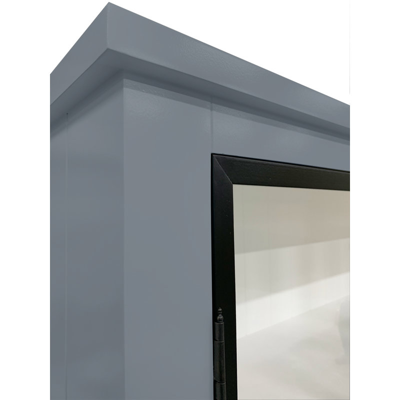 Mooneyham Display Cabinet, Traffic Grey