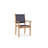 Crider Pearl 5-Piece Square Teak Outdoor Dining Set-584974578