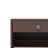 Mirror Shoe Cabinet With 2 Tier Drawers, Mirror Shoe Rack With 1 Drawer Storage, Mirror Shoe Organizer With 2 Layers In A Drawer For Entrance, Entryway, Bedroom,Brown Finish