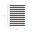 Tapis intérieur lavable antidérapant bleu marine-115697562