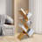 Dionisie 6-Tier Tree-Shape Bamboo Small Bookcases Book Organizer