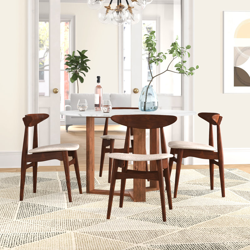 45.72cm H Polyester Blend Upholstered Side Chair