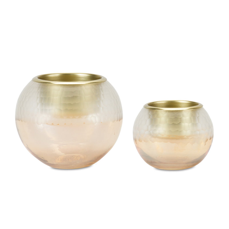 3.5'' H Glass Tabletop Votive Holder