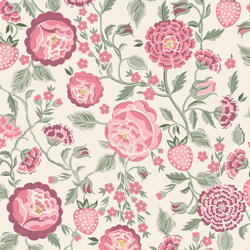 Cath Kidston Strawberry Garden Blue, Pink