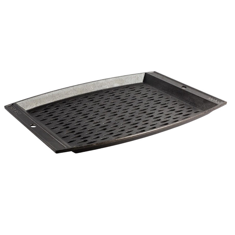 Lodge 15" x 12" Black Cast Iron Grill Topper
