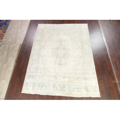 Muted Distressed  Traditional Area Rug 8x12