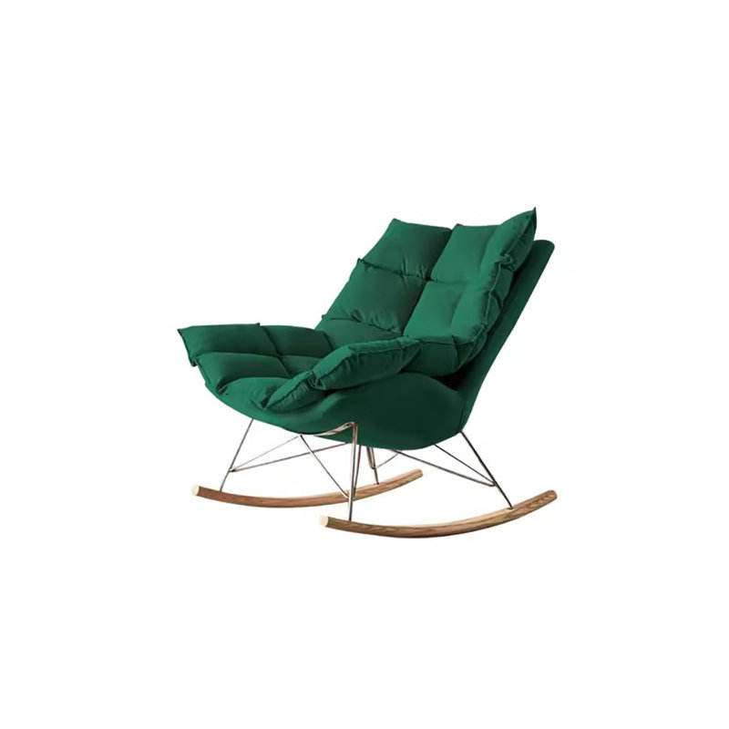 Chaise berçante créative et décontractée, Vert